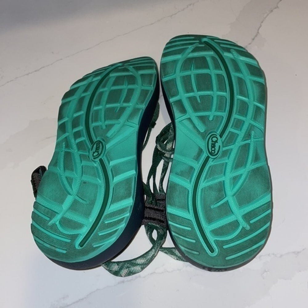Chaco Women’s Classic ZX3 Sport Sandals Hiking Water Outdoor‎ Green Size 8 - Picture 6 of 6